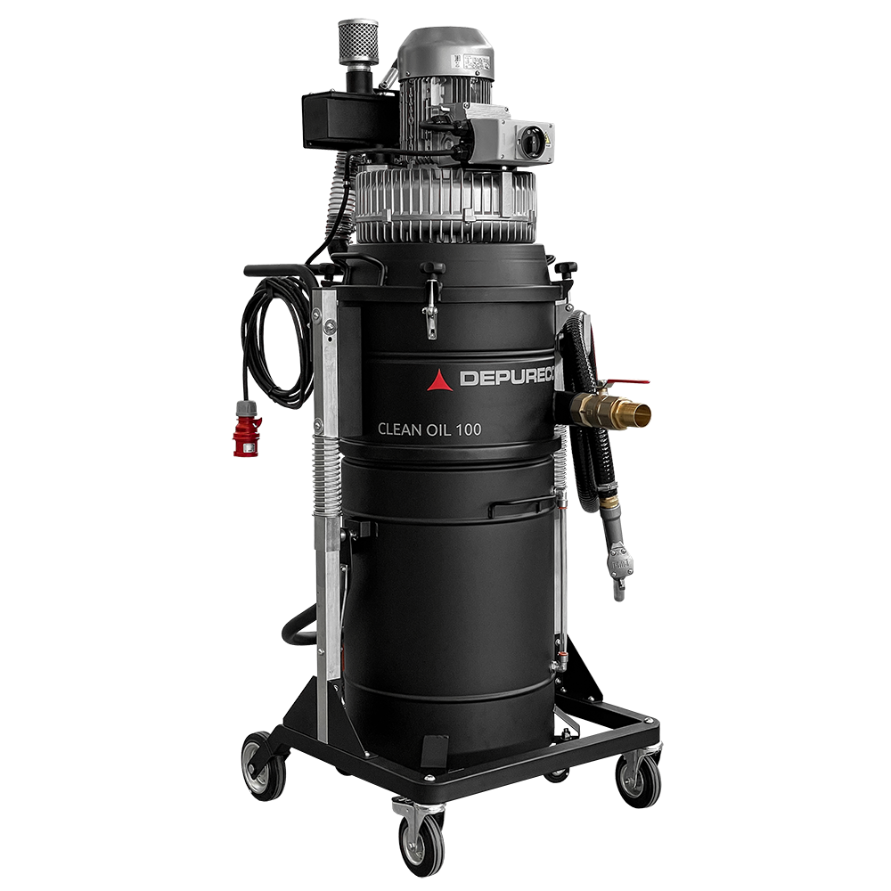 Clean Oil M industrial vacuum for Oil and Swarf Depureco