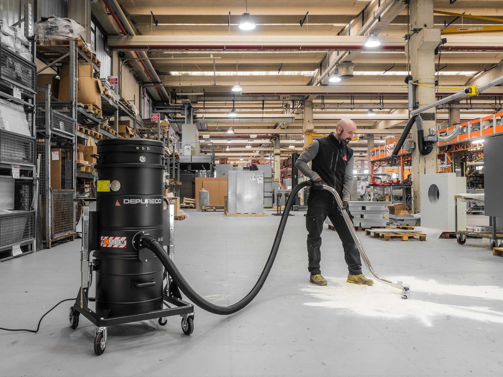 Fine dust vacuuming Depureco