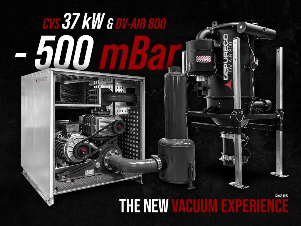 Depureco CVS 37 kW -500 mBar - Depureco